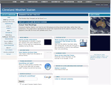 Tablet Screenshot of clevelandweather.net